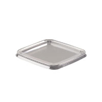 Clear Square Lids "Suit 125, 250, 300ml"