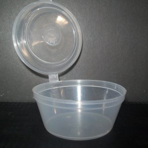 35ml PP Sauce Cup with Hinged Lid "Magic Plastics"