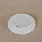 PAC Biodegradable Lids to suit 12/16oz Coffee Cup "One Size fits all"