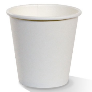 PAC 8oz Single Wall Plain White - Standard