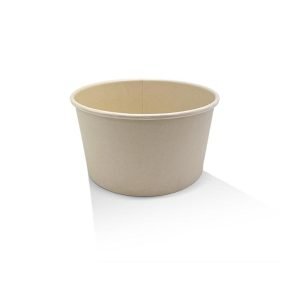 PE Coated Bamboo Paper Salad bowl 32oz