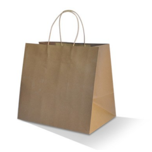 Brown Kraft Bag - Flat Paper Handle small