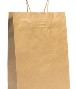 Brown Kraft Bag - Medium Plus "420x315x125" (Twisted Handle)