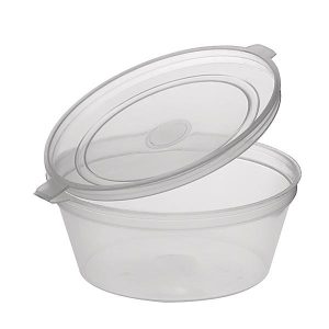 70ml PP Sauce Container w/ Hinged Lid "Magic Plastics"