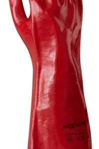 Maxisafe Red PVC gauntlet - 45cm One size fits all (Pair)