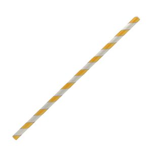 Straws Standard/Regular 210mm "5mm" now replaced by Paper Straw - Regular Size 6mm - Yellow stripe