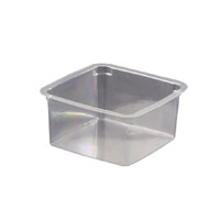 Clear Square Tubs "250ml"