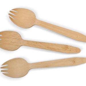 Spork - Wooden (165 x 34 x 1.8 mm)