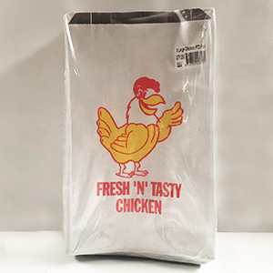 Extra Large Foil Lined Chicken Bag - Printed or Plain